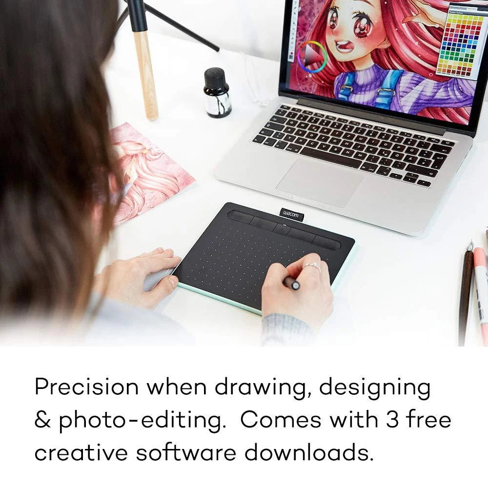 Wacom Intuos Creative Pen Tablet - Small, Black - Open Box - Image 11