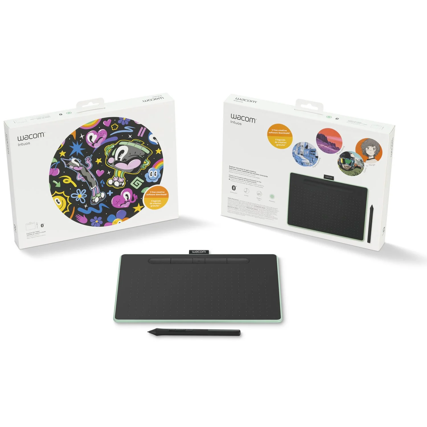 Wacom Intuos Creative Pen Tablet with Bluetooth - Medium, Green