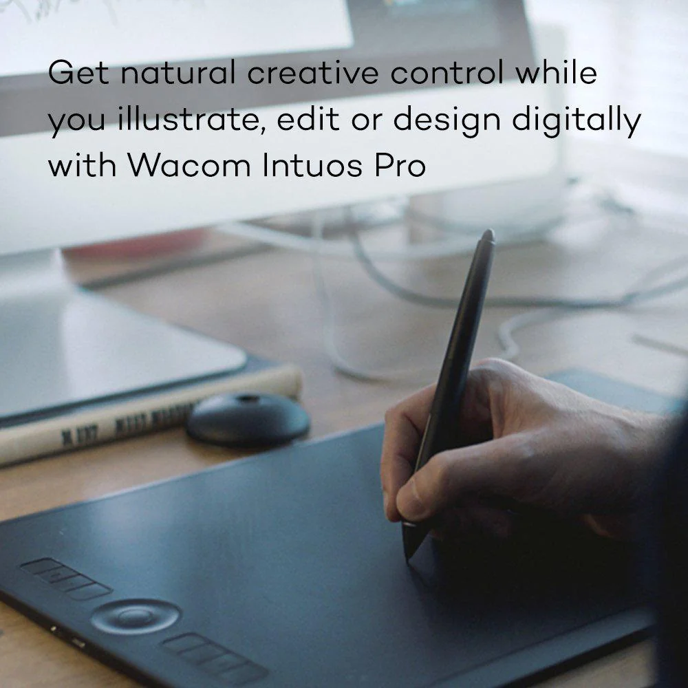 Wacom Intuos Pro Medium Creative Pen Tablet; Black - Open Box - Image 8
