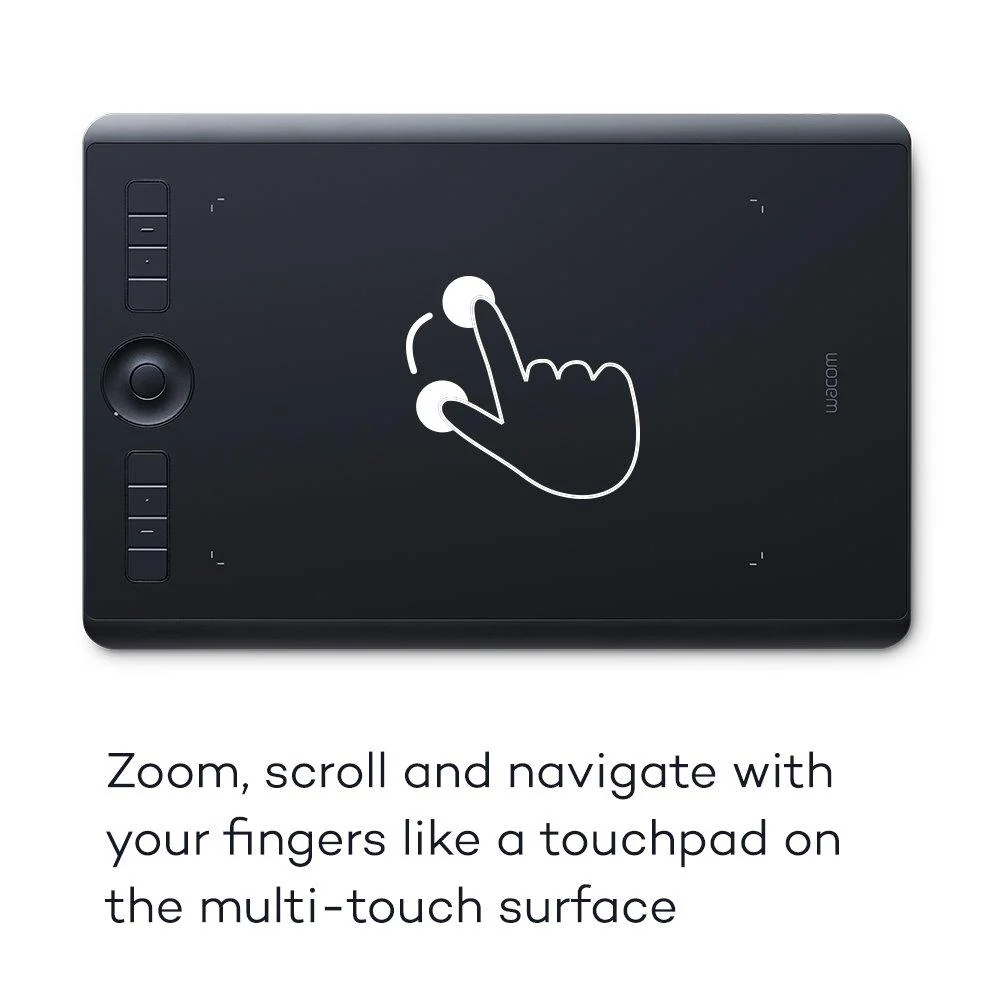 Wacom Intuos Pro Medium Creative Pen Tablet, Black - PTH660 - Image 12