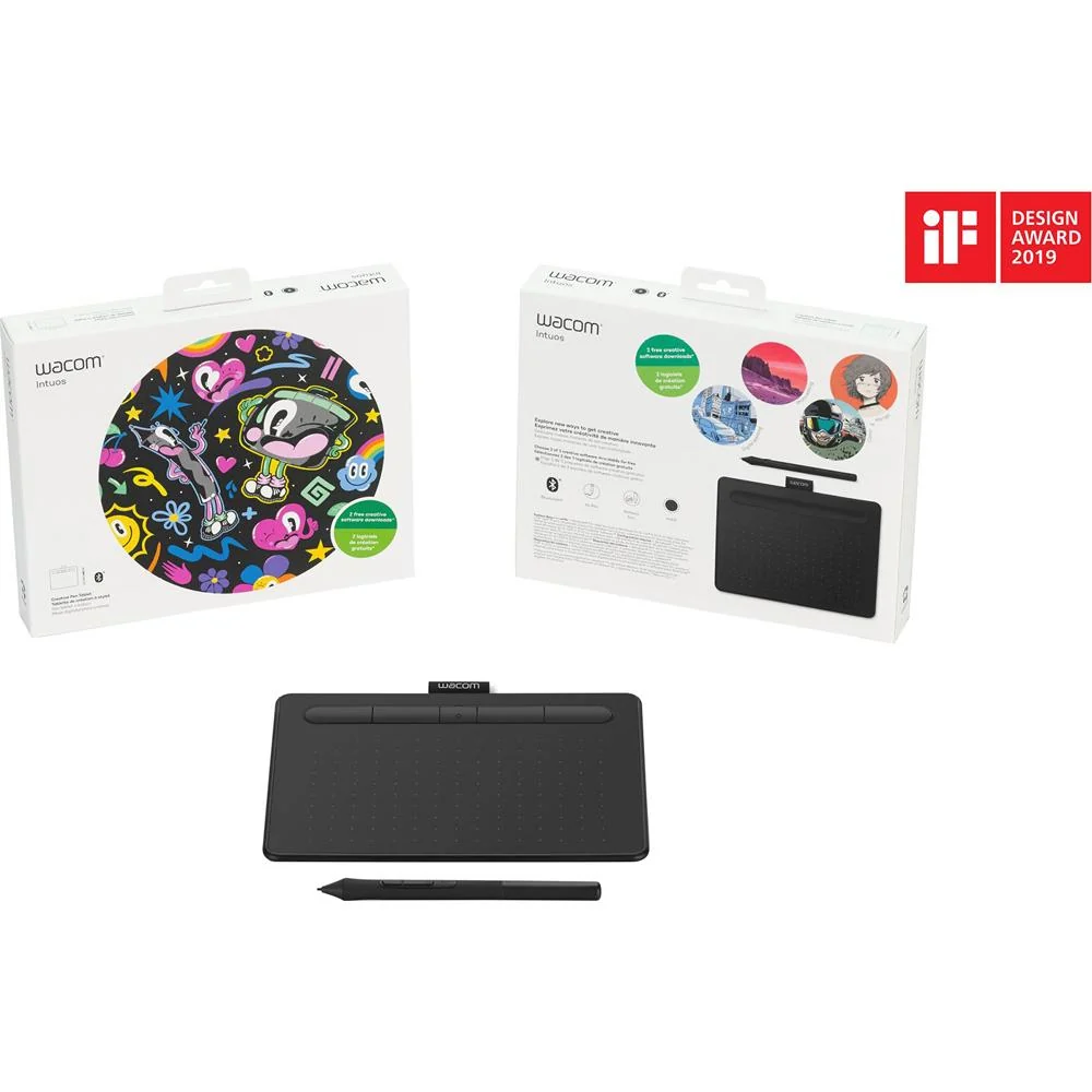 Wacom Intuos Wireless Drawing Tablet with software Included - Black (CTL4100WLK0)(RB) - Image 4