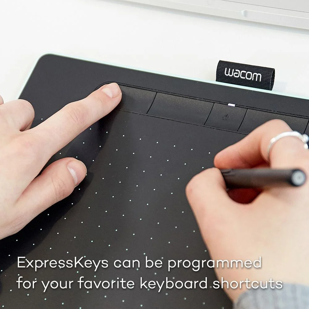 Wacom Intuos Wireless Drawing Tablet with software Included - Black (CTL4100WLK0)(RB) - Image 5