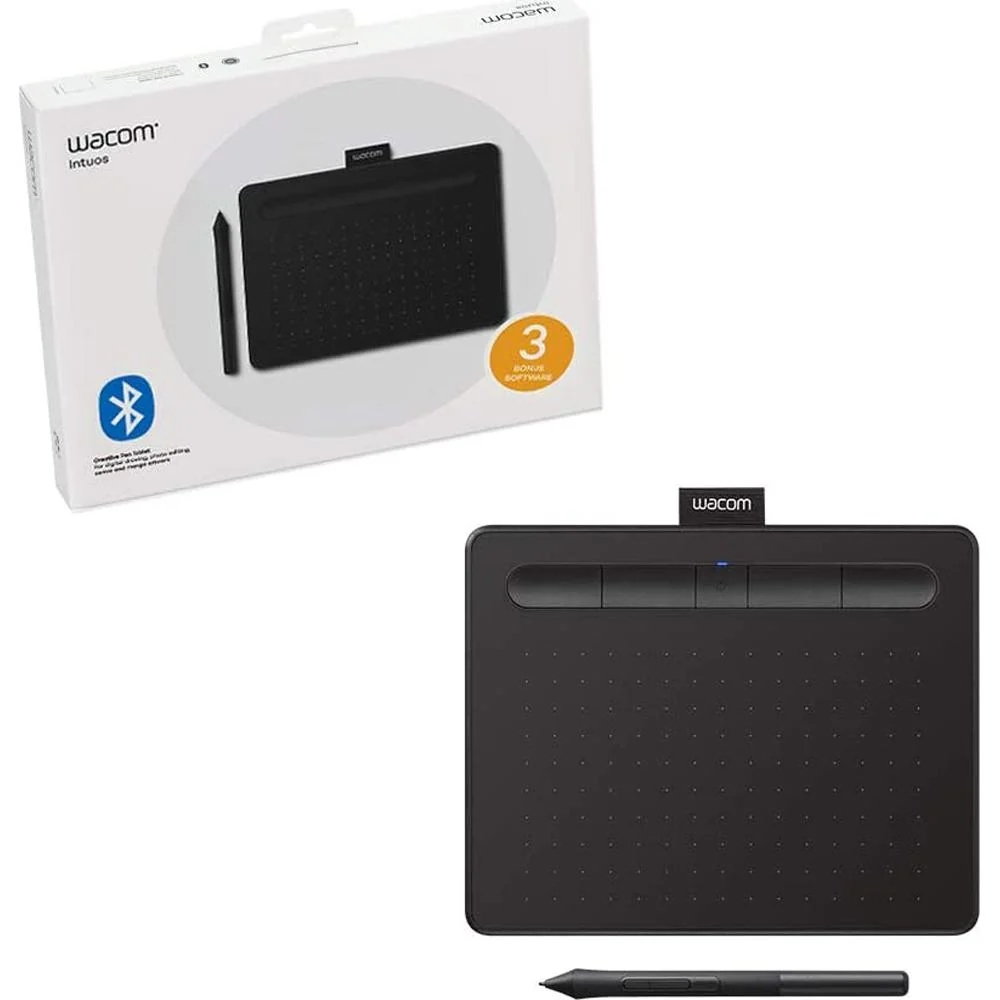 Wacom Intuos Wireless Drawing Tablet with software Included - Black (CTL4100WLK0)(RB) - Image 8