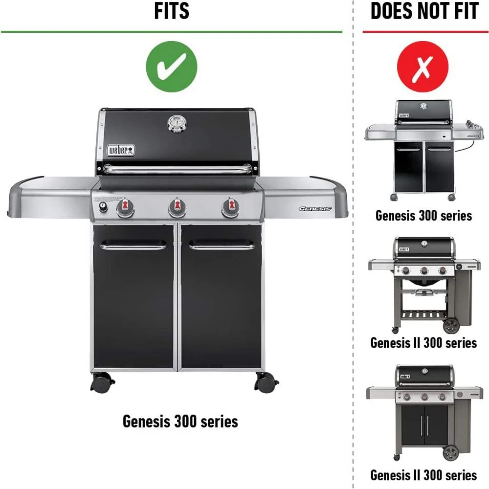 Weber Flavorizer Bar Set for Weber 300 Series Grills - Gray (7621) (17.5") - Image 4