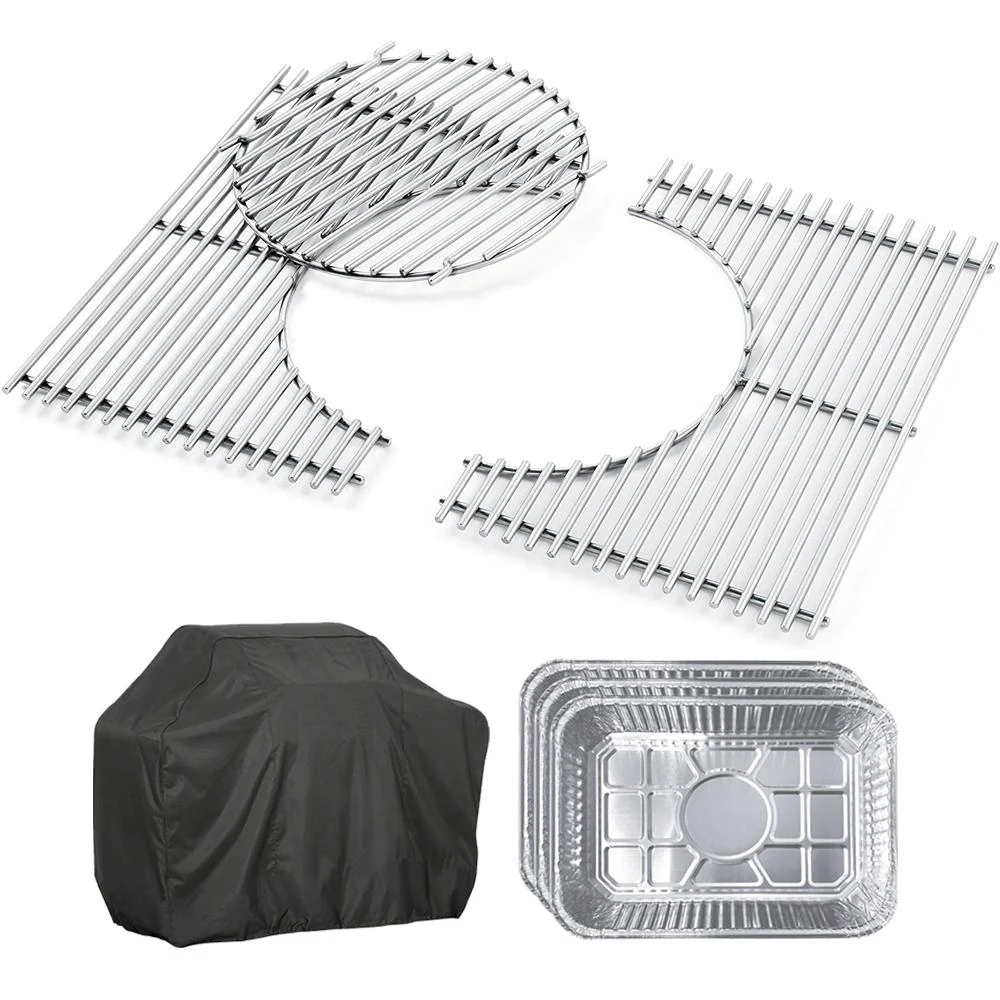 Weber Gourmet Barbeque System Spirit 300 Series Steel Grates + Cover & Drip Pans