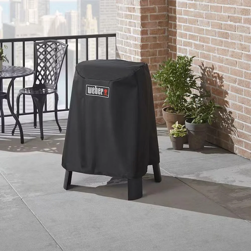 Weber Premium Grill Cover for Lumin Electric Outdoor Grills w/ Pair of Oven Mitt - Image 5