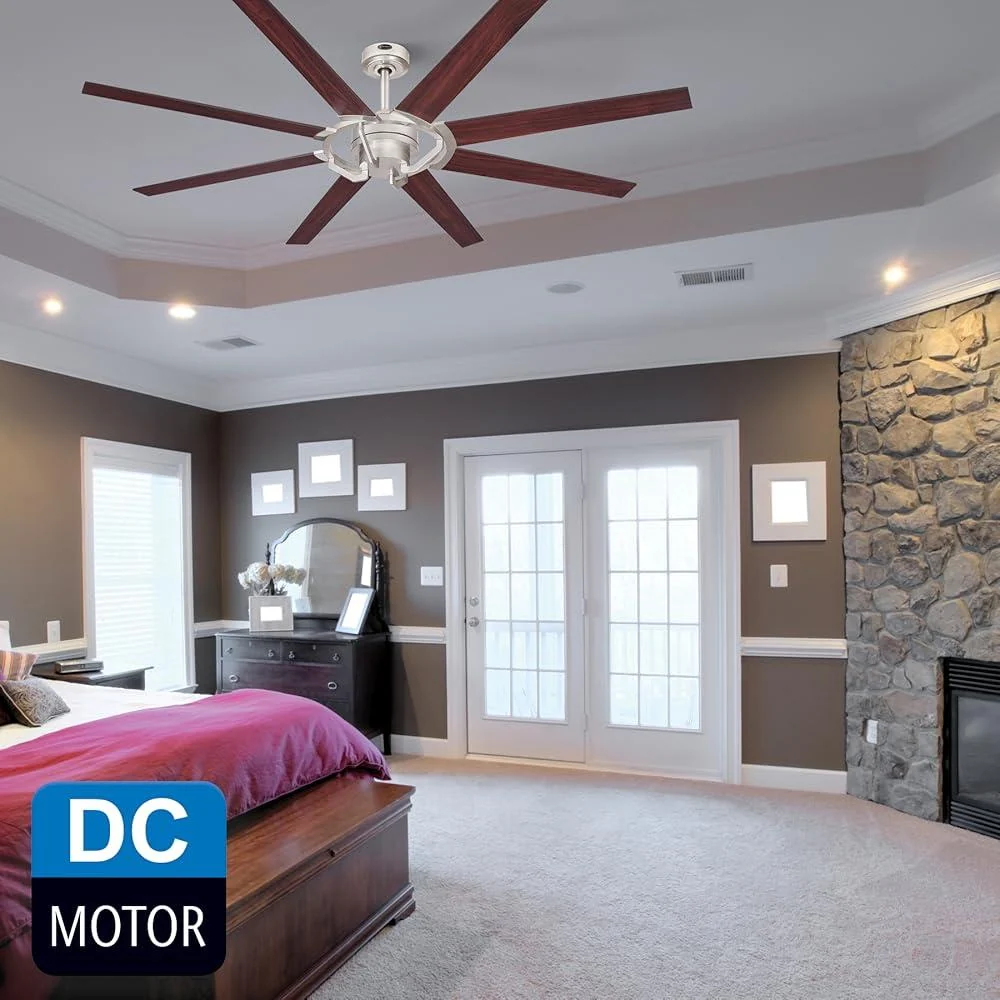 Westinghouse 7217300 Damen 68-Inch Nickel Luster Indoor DC Motor Ceiling Fan - Open Box - Image 6