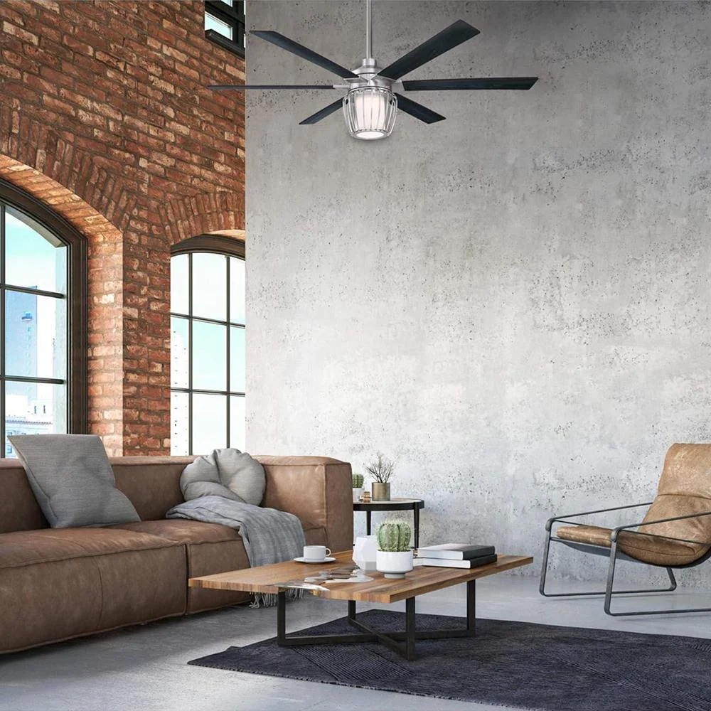 Westinghouse 7225000 Willa Indoor Ceiling Fan with Light and Remote, 60 Inch, Brushed Nickel - Image 4