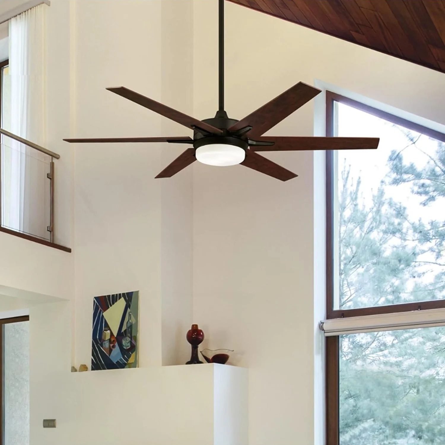Westinghouse 74002B00 Transitional Cayuga, Smart WiFi Ceiling Fan, Black-Bronze Finish - Image 5