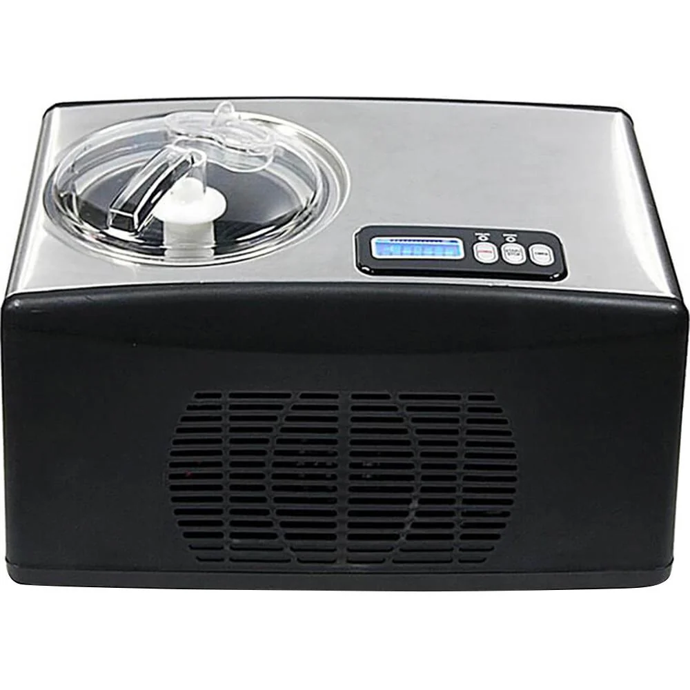 Whynter 1.6 Quart Automatic Compressor Ice Cream Maker, Stainless Steel Open Box