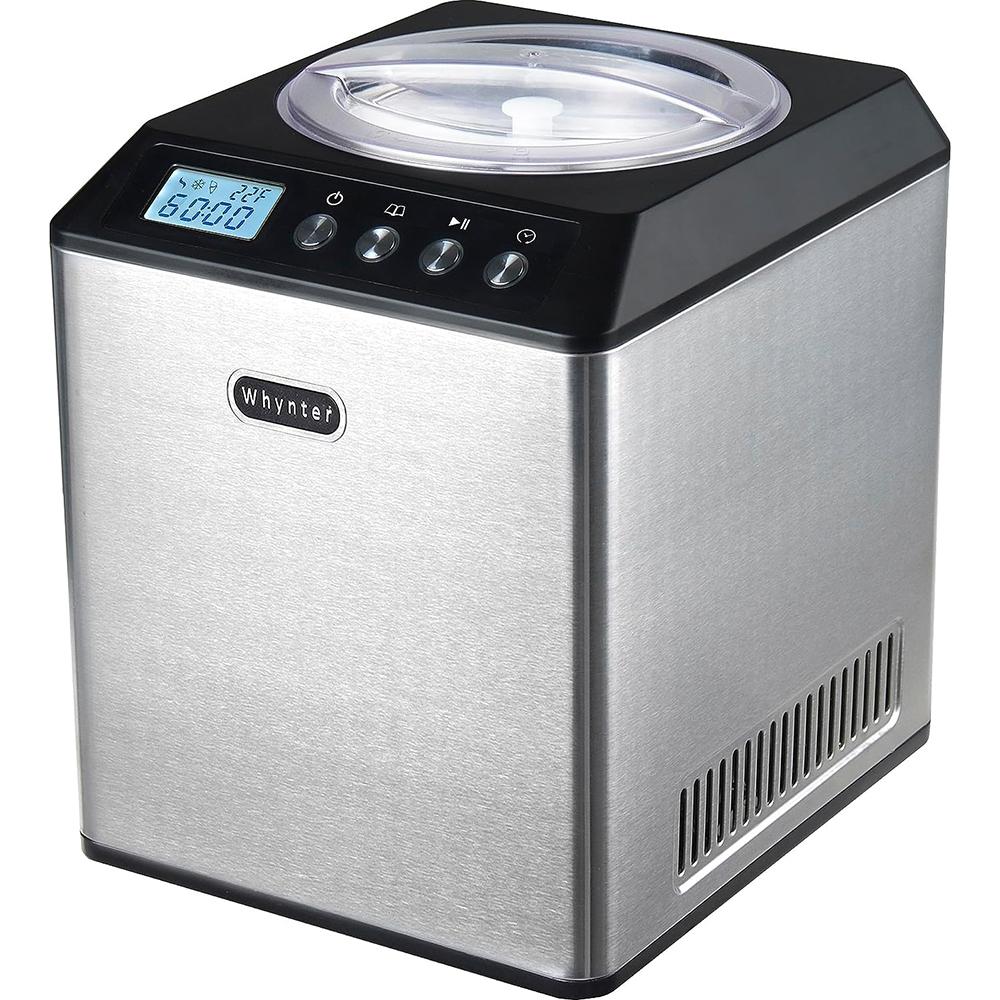 Whynter 2.1 Qt Upright Automatic Compressor Ice Cream Maker Black Open Box