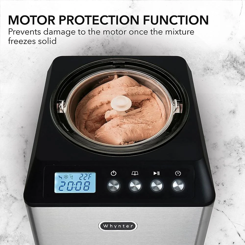 Whynter 2.1 Qt Upright Automatic Compressor Ice Cream Maker Black Open Box - Image 2