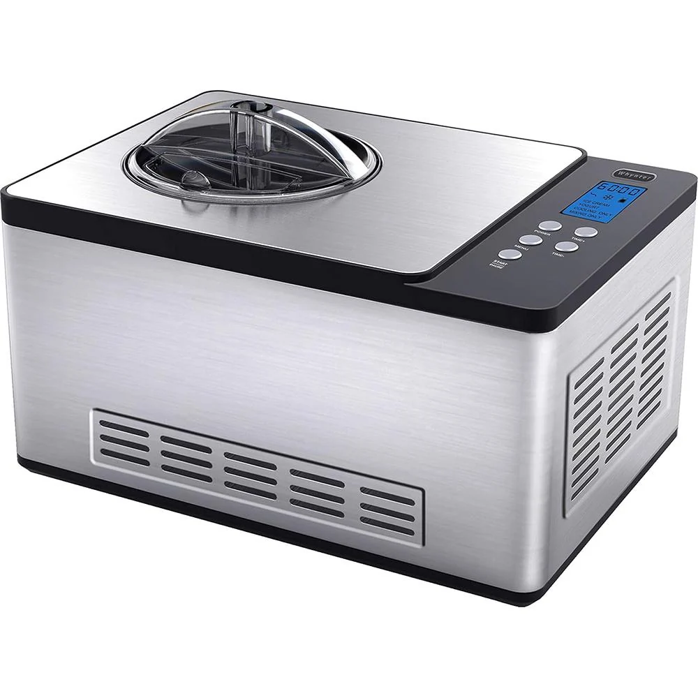 Whynter 2Qt Automatic Compressor Ice Cream Maker and Yogurt Incubator (ICM-220SSY)