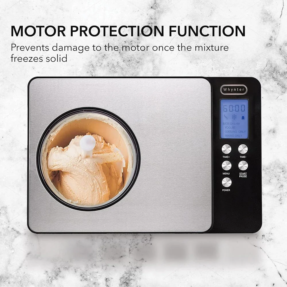 Whynter 2Qt Compressor Ice Cream Maker and Yogurt Incubator - ICM-220SSY - Open Box - Image 8