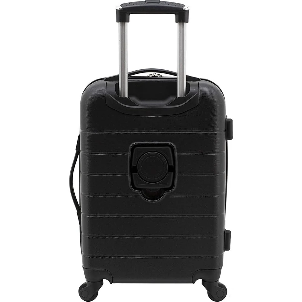 Wrangler 20" Smart Spinner Carry-On Luggage With USB Charging Port, Black - Open Box - Image 3