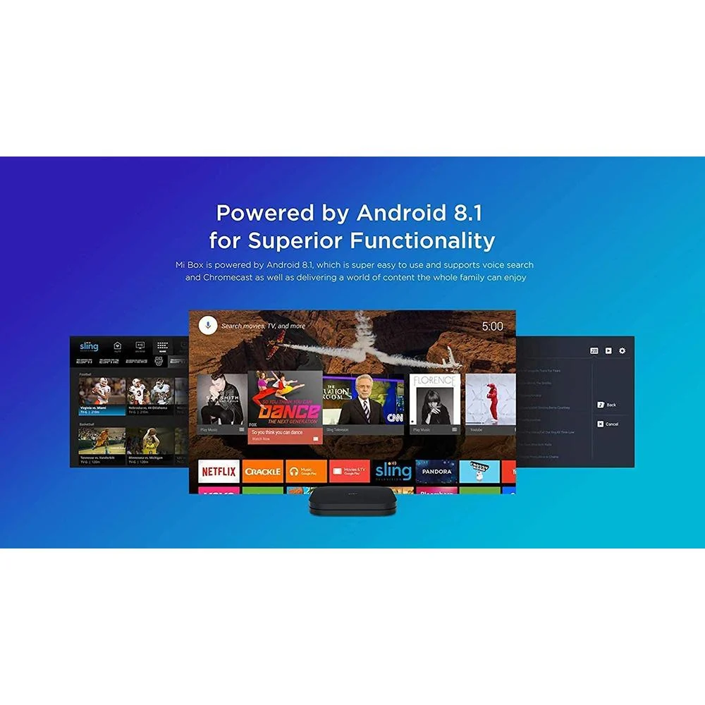 Xiaomi Mi Box S | 4K HDR Android TV with Google Assistant Remote Streaming - Open Box - Image 4
