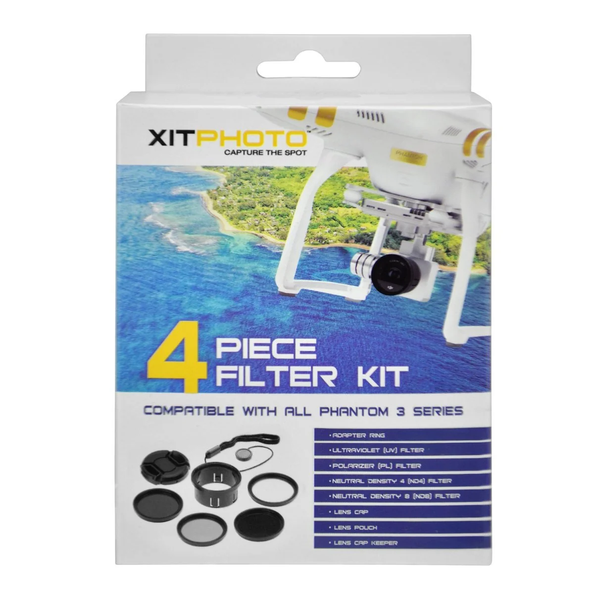 Xit 37mm Filter Kit for DJI Phantom 3 Series Drones - Image 3