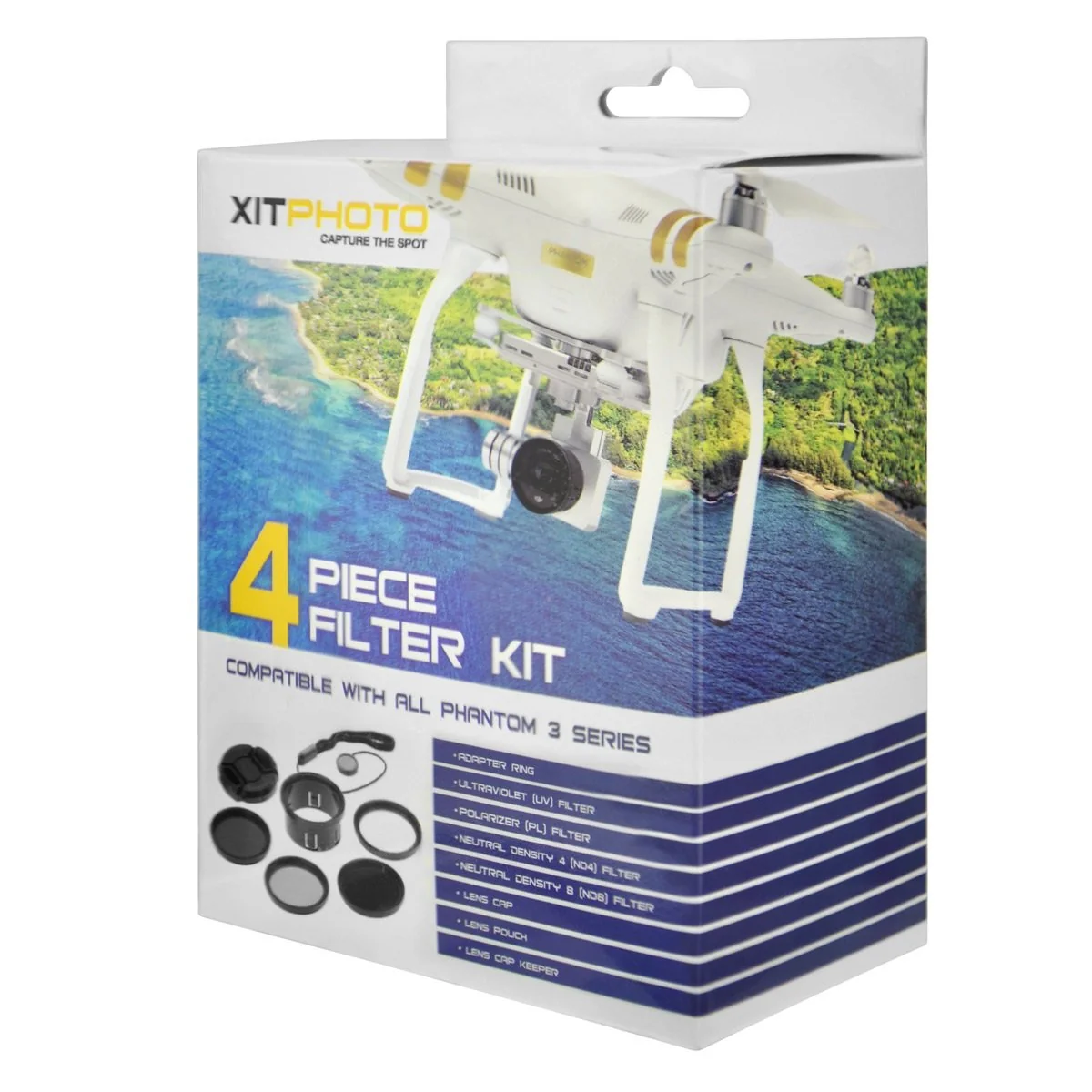 Xit 37mm Filter Kit for DJI Phantom 3 Series Drones - Image 4