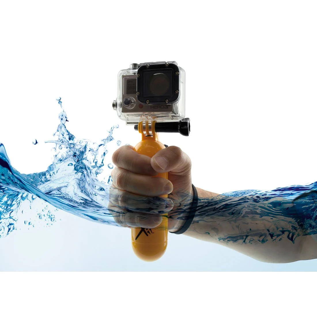 Xit Yellow Floating Bobber Handle For Action Cameras and Waterproof Cameras - Image 4