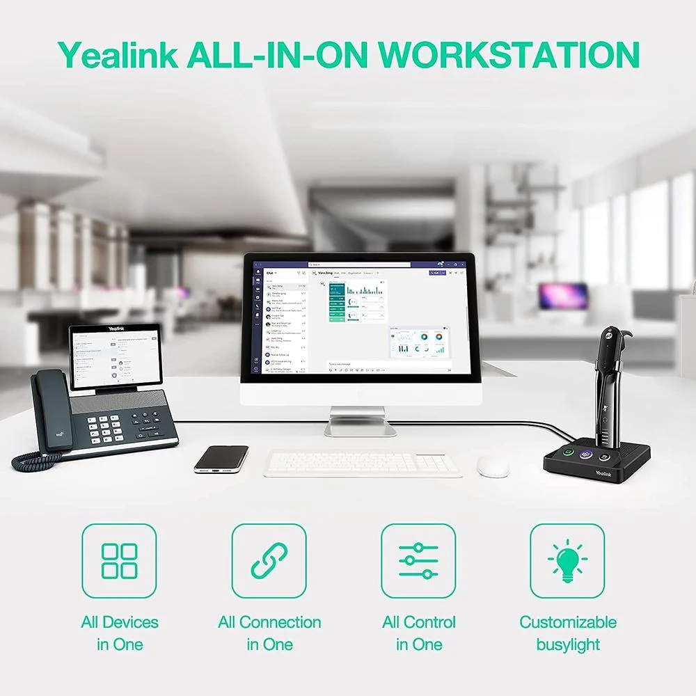 YeaLink WH63 Team Wireless Headset in Black - 1308004 - Image 11