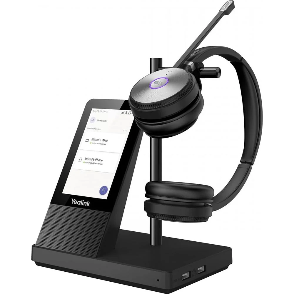 YeaLink WH66-Dual-Teams Premier Dect Wireless Headset in Black - 1308003 - Image 2