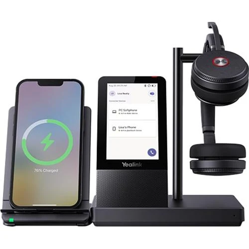 YeaLink WH66 Wireless Headset in Black - 1308007V2 - Image 4