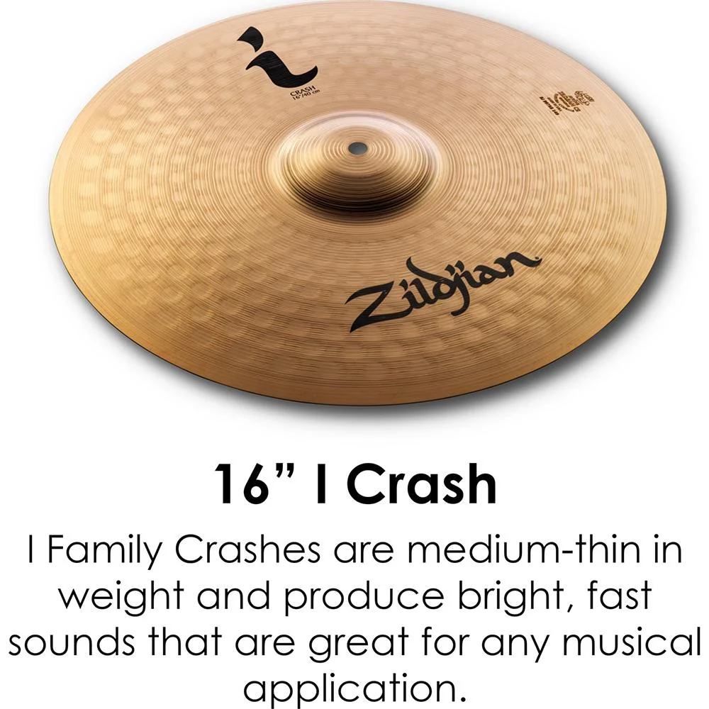 Zildjian I Pro Gig Cymbal Pack with Hi-Hats, Crashes, and Ride - Image 3