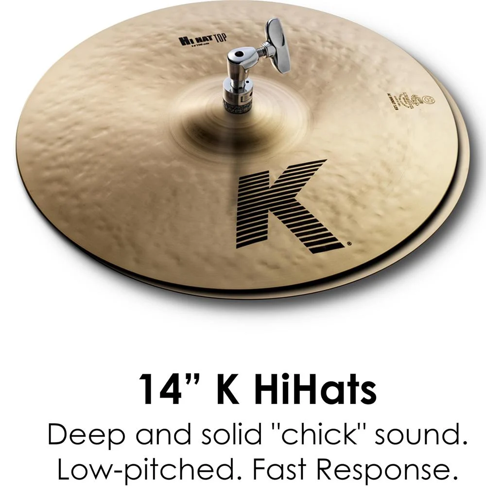 Zildjian K Zildjian Cymbal Pack with Hi-Hats, Crashes, and Ride - Image 3