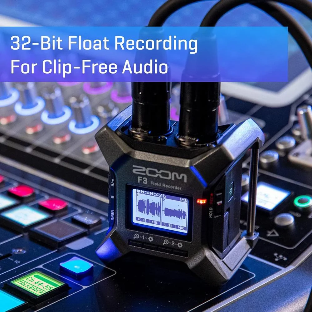 Zoom 2-input Portable Field Recorder with 32-bit Recording + 2 Year Warranty - Image 12