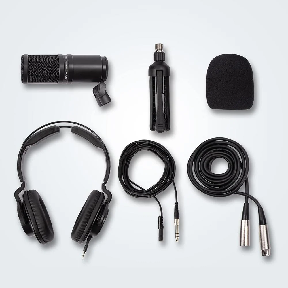 Zoom Podcast Mic Pack with Dynamic Microphone, Headphones, with 2 Year Warranty - Image 9